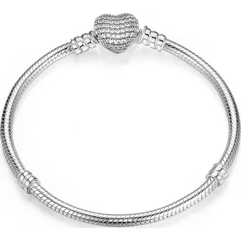 Náramek Stříbrný hadí náramek unisex 3mm | náramek, šperk - 011 , 17CM