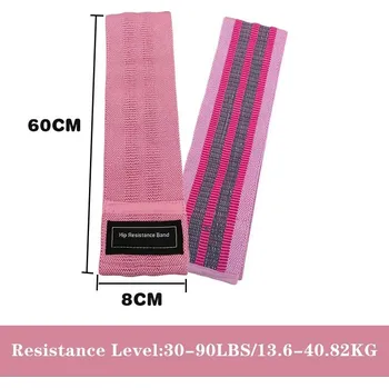 Posilovací odporová guma na cvičení | fitness vybavení - Růžový