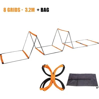 Fotbalový koordinační agility žebřík | sportovní vybavení - Oranžová-8