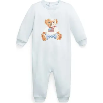 Kojenecký overall Dětský overal Polo Ralph Lauren 320898933001 modrá 05X, vel. 70-74