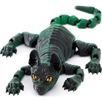 3d kočka soška | dekorace, realistická figurka - Barva 1 , 22 cm