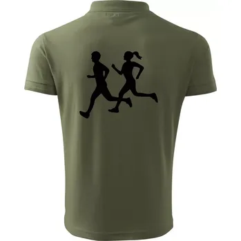 Pánská košile Bezci - žena a muž (Moňas) - Polokošile pánská Pique Polo 203 - XL ( Khaki )