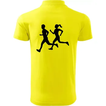 Pánská košile Bezci - žena a muž (Moňas) - Polokošile pánská Pique Polo 203 - 4XL ( Citrónová )