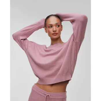 Dámský svetr Růžový Dámský Viskózový Svetr Deha A00720-26310