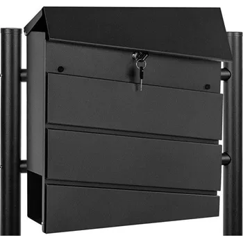 Poštovní schránka Garthen 87403 Stojící poštovní schránka Riga, antracit, dvě nohy