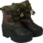 MIKK-LINE Dětské voděodolné zimní boty s vlnou Chocolate Chip – Velikost obuvy EU: 29 Hnědá