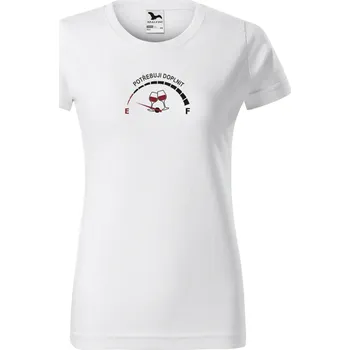 Dámské tričko Dámské tričko - Tachmetr Barva: Bílá, Velikost: 3XL