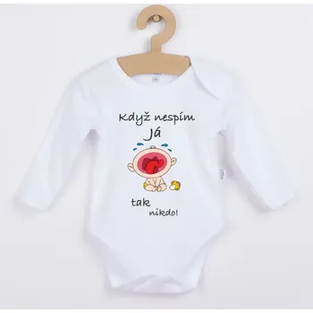 Kojenecký body Dětské body Když nespím já, nespí nikdo Velikost: 92