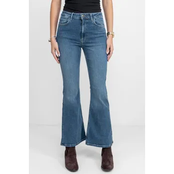 Cross zvonové džíny Flare P455-010 středně modré Velikost: 31/30