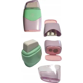 Ořezávátko Guma a ořezávátko 2v1 s dvojitým zásobníkem pastelové barvy ASTRA