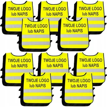 Reflexní vesta s vlastním potiskem pro děti logo nápis 100 kusů