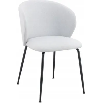 Židle Selsey, stříbrná látka, 1 ks