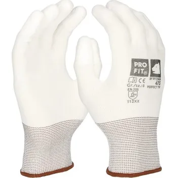 Pracovní rukavice Balení rukavic Pro-Fit 473 s polyuretanovým povrchem, velikost 7 - S, 12 párů