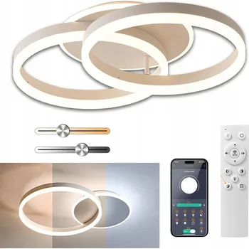 STROPNÍ LED LAMPA STROPNÍ SVÍTIDLO LUSTR ČASOVAČ + DÁLKOVÝ OVLADAČ