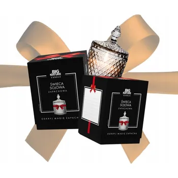 Svíčka Sójová vonná svíčka VANILKA Big Nature 1 ks