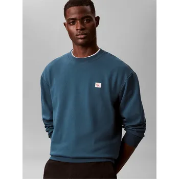 Pánské oblečení Mikina Calvin Klein Jeans Navy Teal 741699 2XL