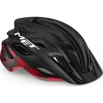 Cyklistická přilba MET Cyklistická přilba - VELENO - černá/červená (52-56 cm)