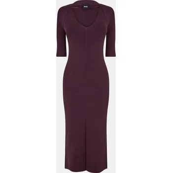 Dámské šaty Šaty Boss Open Red 8302436 8 (XS)