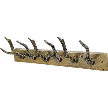 Předsíňová stěna Věšák DEER 50 CM mosazný