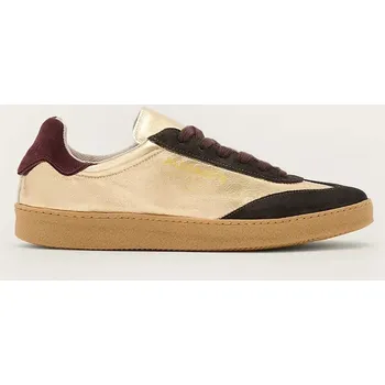 Dámské tenisky Kožené tenisky AllSaints Thelma Metallic Sneaker dámské, zlatá barva, W072FB W072FB.GLD 10Y, EUR 37