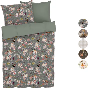 Povlečení LIVARNO home Ložní povlečení z mikrovláknitého saténu, 200 x 220 cm, 70 x 90 cm