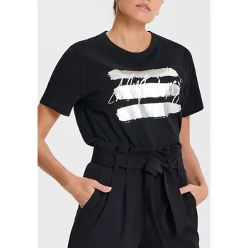 Sinsay - Tričko - černá - 7474F-99X - 7474F-99X-XXS