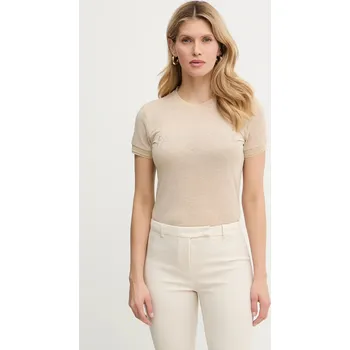 Pánské tričko Tričko Patrizia Pepe 8K0278.K128 béžová 80A, vel. 36