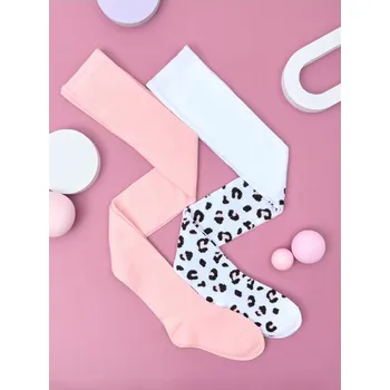 Dívčí spodní prádlo Sinsay - Sada 2 punčocháčů - bílá - 215BW-00X - 215BW-00X-U13-1