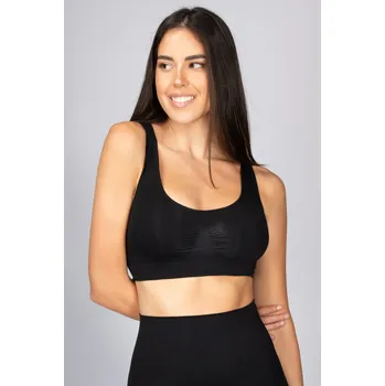 Dámské spodní prádlo BodyEffect Dámská formující bezešvá podprsenka Comfortbra Sport Barva: Černá, Velikost: XXL