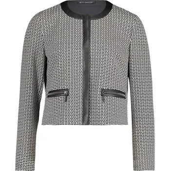 Dámské sako BETTY BARCLAY dámský blejzr černobéžový