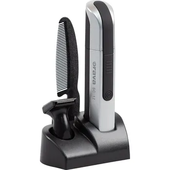 ORAVA Zastřihovač nosních chloupků stříbrno-černý