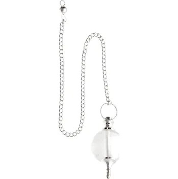 Kyvadlo Křišťál Stříbrný Mermet