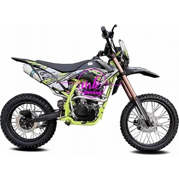 malá motorka dirtbike pitbike 150 ccm KXD 613 19/16 4T - zelená (el.start)