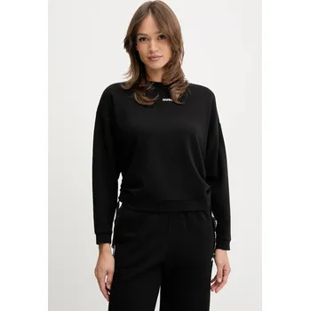 Dámská mikina Mikina HUGO CASUAL_SWEATSHIRT dámská, černá barva, hladká, 50556884 99X, vel. XL