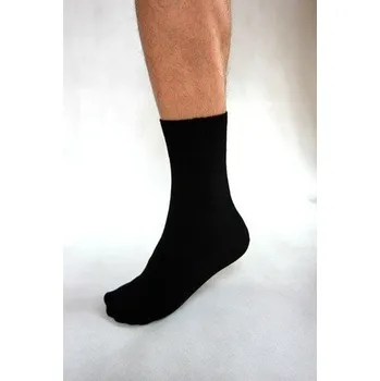 Pánské ponožky Pánské bambusové ponožky černé 5 párů Velikost: 43-46