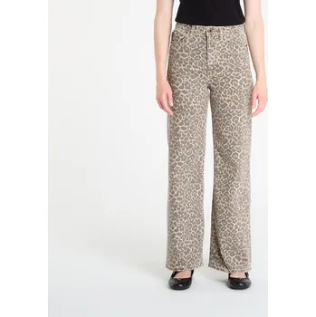 Dámské oblečení Džíny GUESS Wide Leg Brown W29