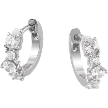 Náušnice Guess Kruhy s kubickými zirkony Jardin JSBE04467JWRHT/U + 2 měsíce na vrácení zboží