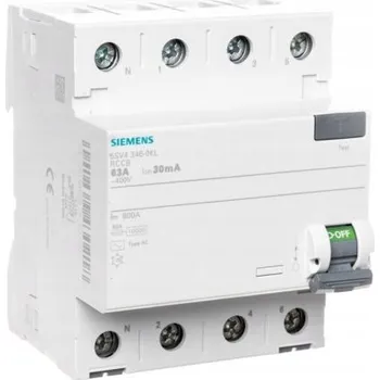 Proudový chránič Proudový chránič Siemens 230 V IP20 0 A