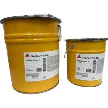 Samonivelační stěrka Sika Sikafloor® M 880 · bílá · PUR stěrka pro garážové podlahy · komp. B · 7,56kg