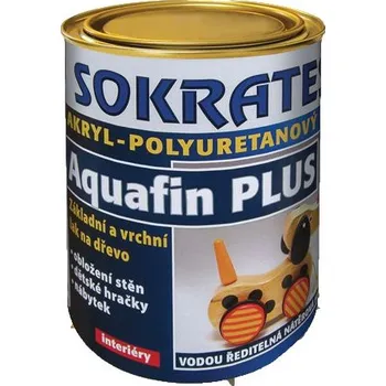 barva a nátěr na dřevo SOKRATES Aquafin PLUS polomat - po expiraci