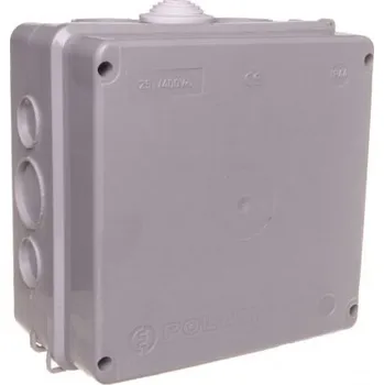 Elektroinstalační krabice Elektroinstalační krabice na omítku Tarel 165 x 165 x 95 mm