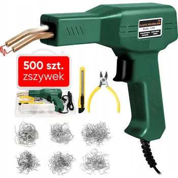 Svářečka SEŠÍVAČKA PLASTŮ SVÁŘEČKA PÁJEČKA PLASTŮ + 500ks SPON