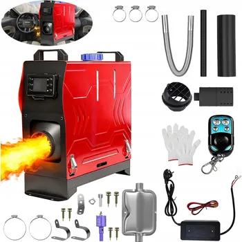 Ventilátor topení a klimatizace Nezávislé Topení 8kW s LCD Displejem a Dálkovým Ovládáním