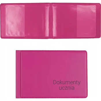 BIURFOL Obal na žákovské dokumenty malý pink