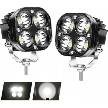 Přídavný světlomet 2x SILNÁ LED PRACOVNÍ LAMPA 40W HALOGEN AUTOMOBILOVÝ SVĚTLOMET REFLEKTOR 12/24V