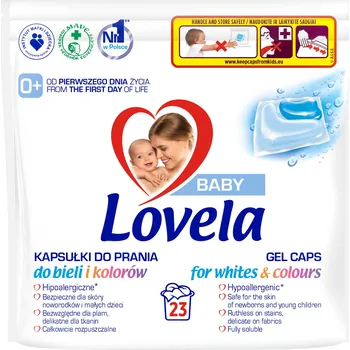 Kapsle na praní Prací Kapsle na barevné a bílé prádlo Lovela 23 kusů