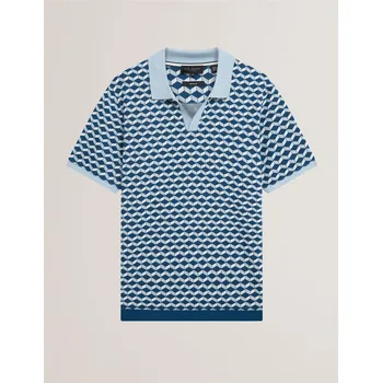 Pánské tričko Tričko Ted Baker Dk-Blue 712361 L (4)