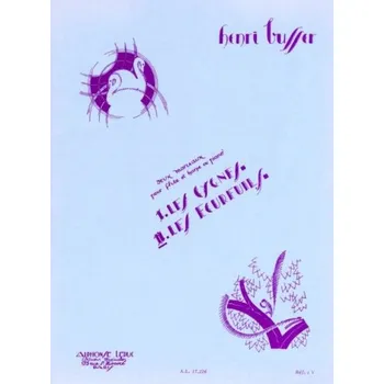 Henri Büsser: Two pieces - 2. The squirrels (noty na příčnou flétnu, klavír)