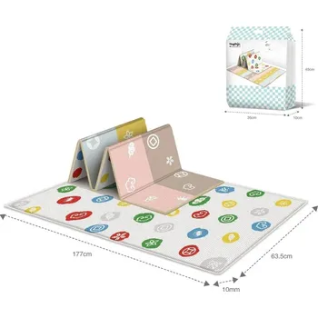 Hračka pro kojence Skládací dětská hrací podložka | koberec - 177–63,5 cm