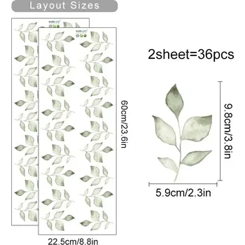 Samolepící dekorace Boho květinová nálepka na zeď | dekorace - Květina E